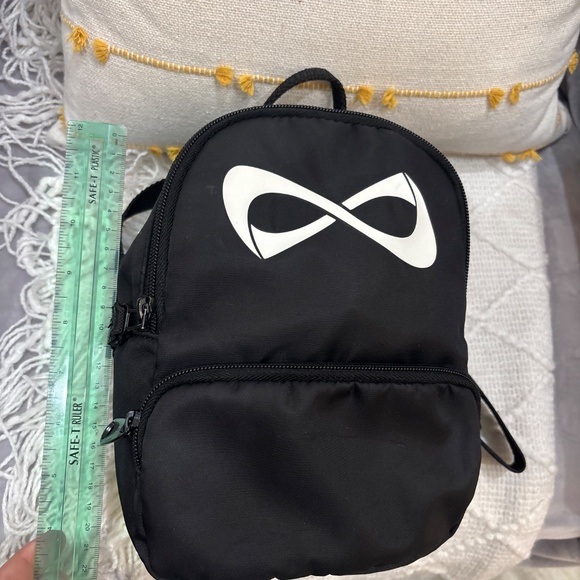 Nfinity Black & Mini Backpack Purse Adjustable Straps Cheer Lightweight Durable - Picture 8 of 12